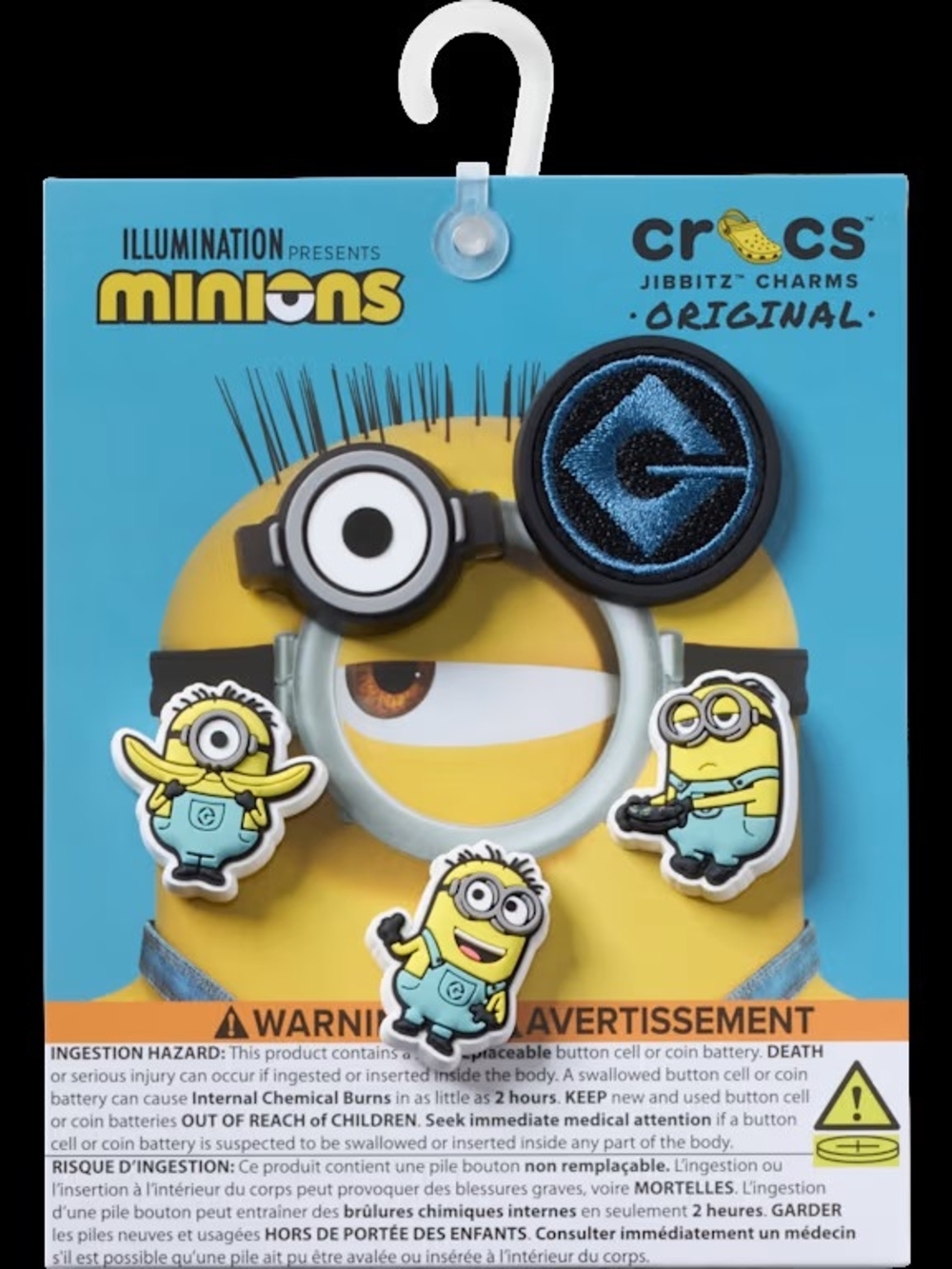 CROCS Minions Jibbitz Charm 5 Pack
